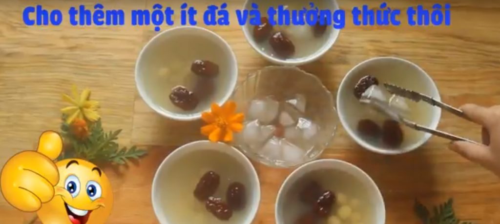 cho thêm đá vào canh sẽ mát ngon hơn